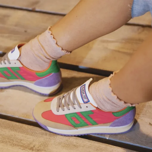 BARKLEY JOGGER MULTI SUEDE Beige Multicolore