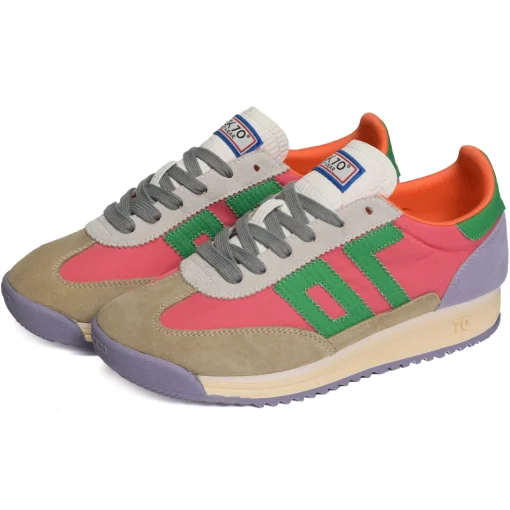 BARKLEY JOGGER MULTI SUEDE Beige Multicolore