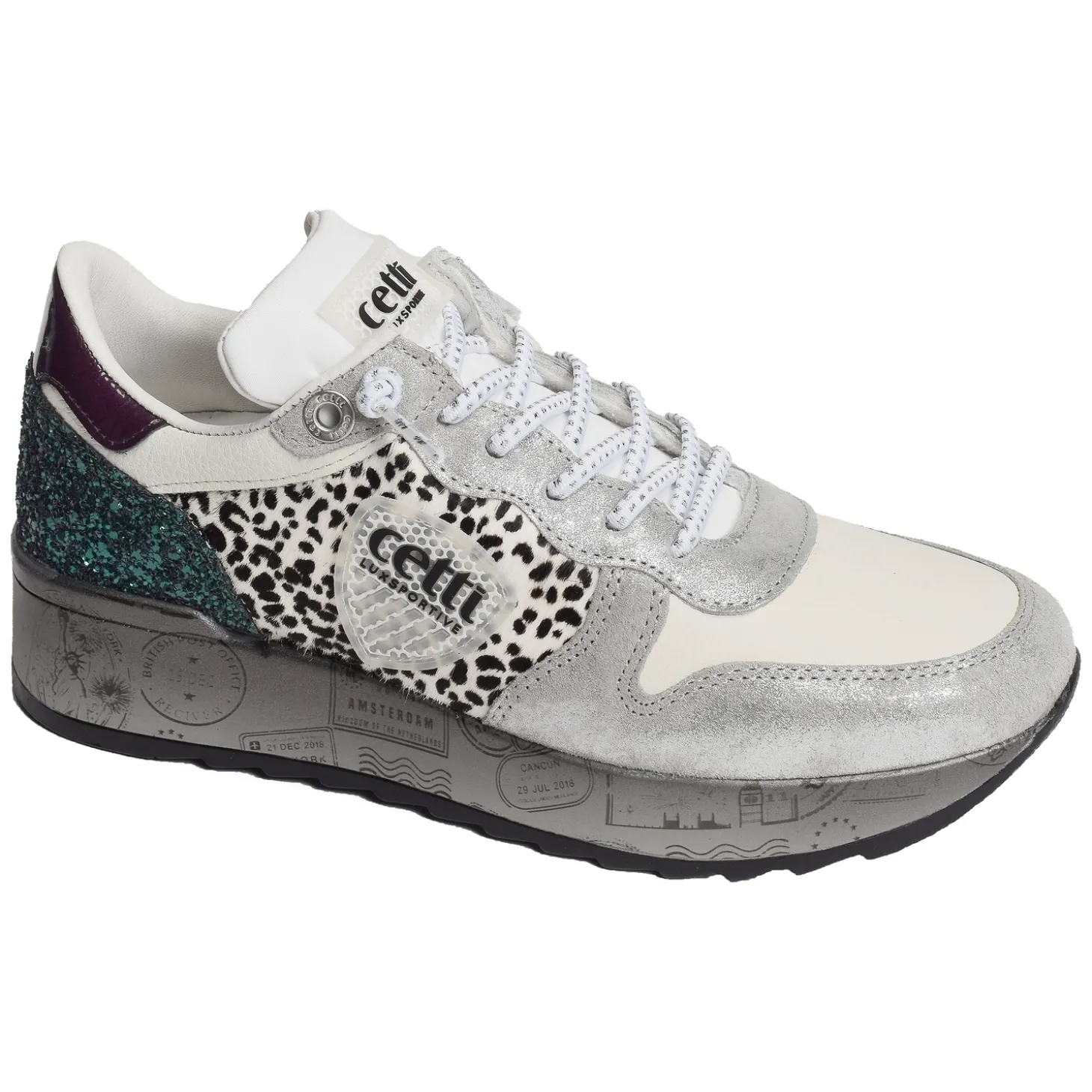 C1368 W Blanc Léopard