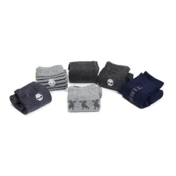 CHAUSSETTES 6 PAIRES Noir Gris