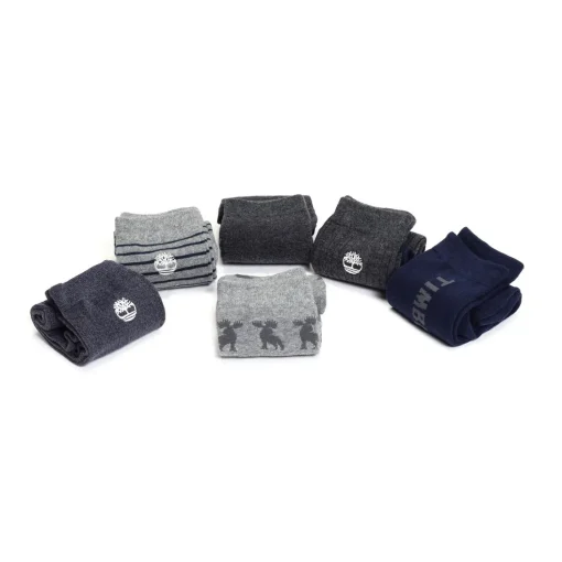 CHAUSSETTES 6 PAIRES Noir Gris