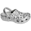 CLASSIC GEOMETRIC CLOG Argent