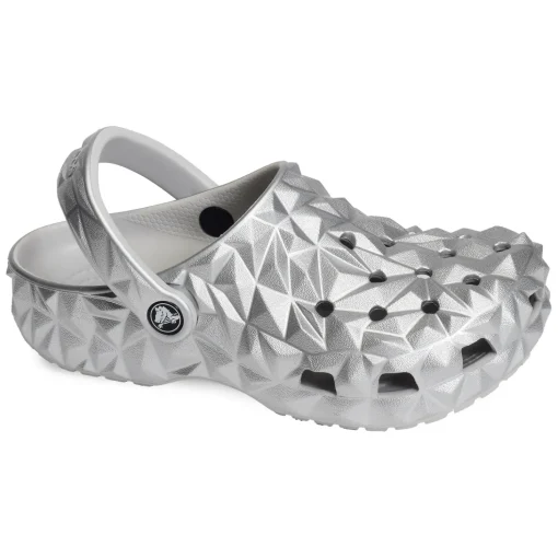 CLASSIC GEOMETRIC CLOG Argent