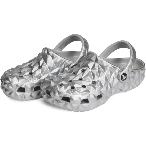 CLASSIC GEOMETRIC CLOG Argent