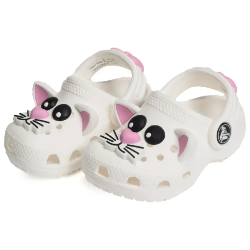 CLASSIC IAM CAT CLOG Blanc Rose