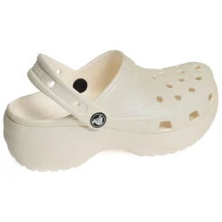 CLASSIC PLATFORM GLITTER CLOG Blanc