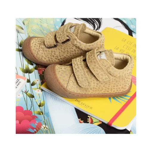COCOON GIRL VELCRO VELOURS Sand