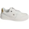 ESSENTIAL BASKET SNEAKER GOLD 8076 Blanc