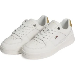 ESSENTIAL BASKET SNEAKER GOLD 8076 Blanc