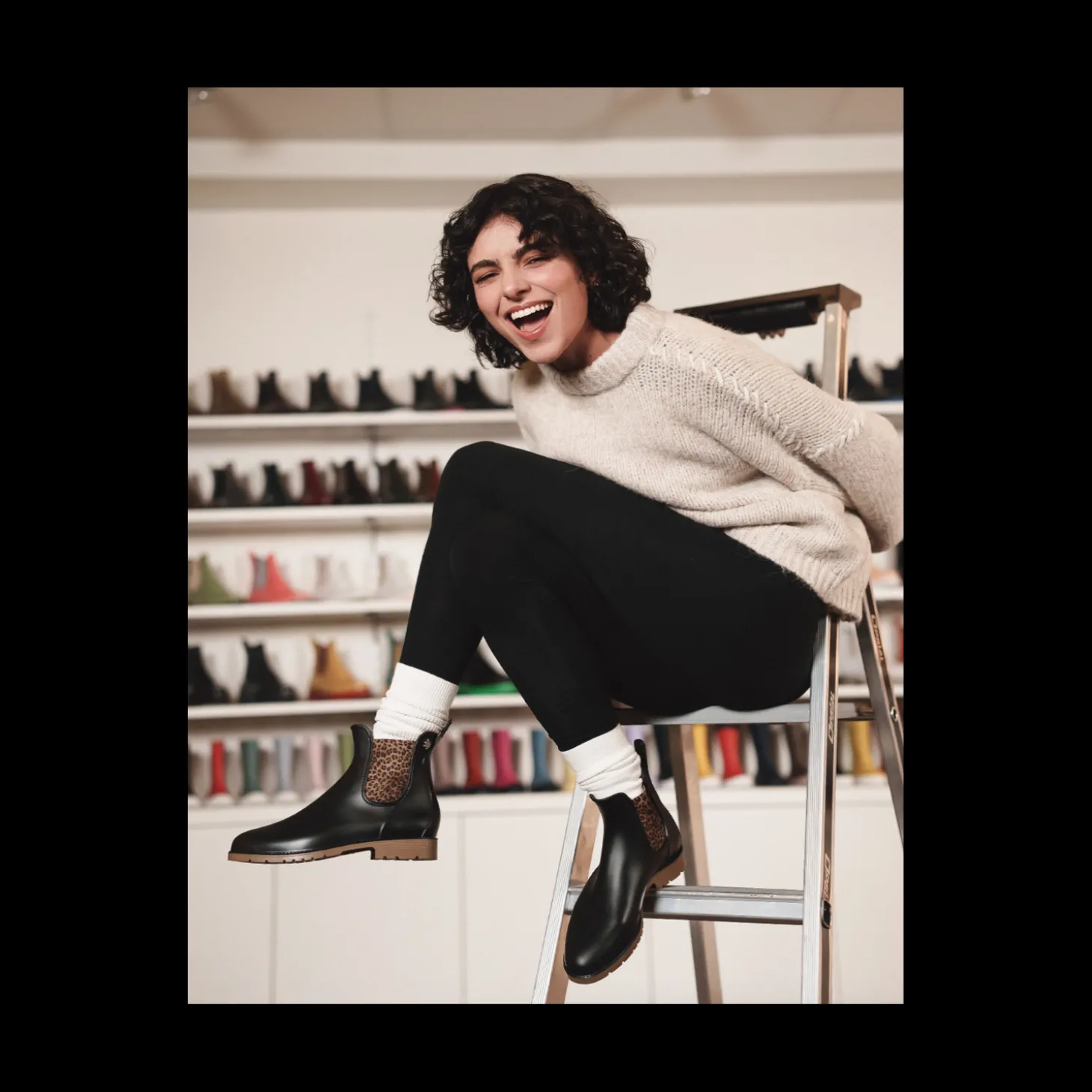 JUMPARDI Noir Léopard