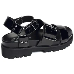 JUNE ANKLE Verni Noir