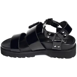 JUNE ANKLE Verni Noir