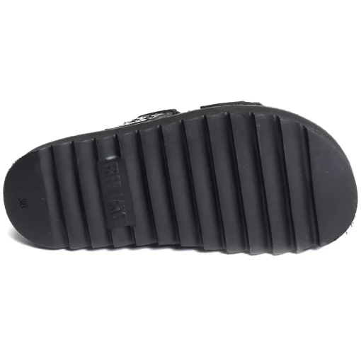 KNIFE DBL BRACE MULE Noir