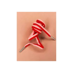 LACETS BICOLORE Rouge Rose