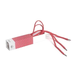 LACETS LINDY Rouge Blanc