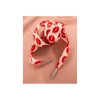 LACETS SATIN Rouge Blanc