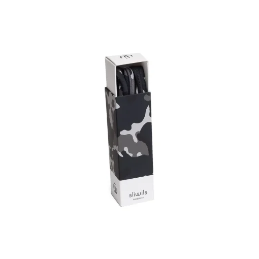 LACETS SAVAGE Noir Gris