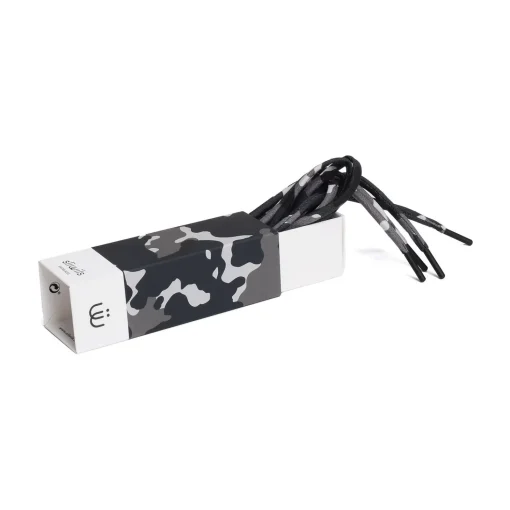LACETS SAVAGE Noir Gris