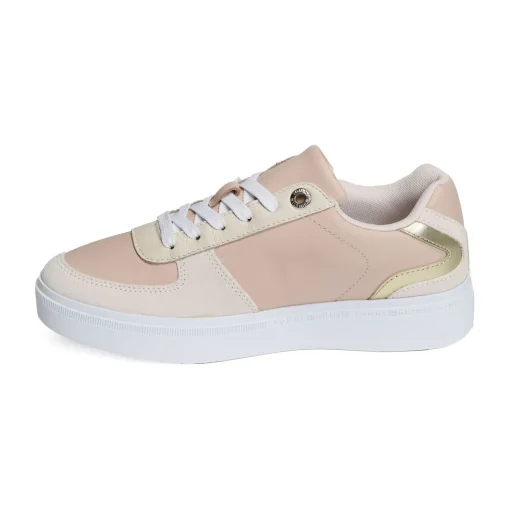 LEATHER COURT SNEAKER 7107 Rose