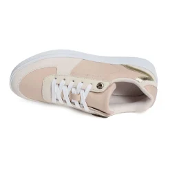 LEATHER COURT SNEAKER 7107 Rose