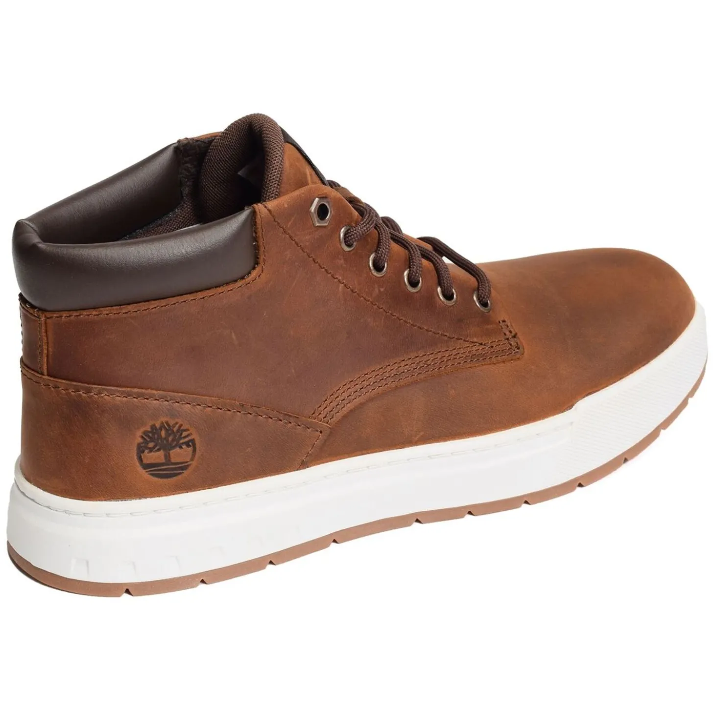 MAPLE GROVE LEATHER CHUKKA Marron