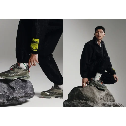 MENS L003 NEO TECH SNEAKERS Kaki