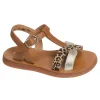 PLAGETTE SALOME TEK Camel Léopard