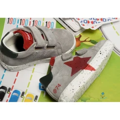 SALAZAR 3 VELCRO BOY Gris Rouge