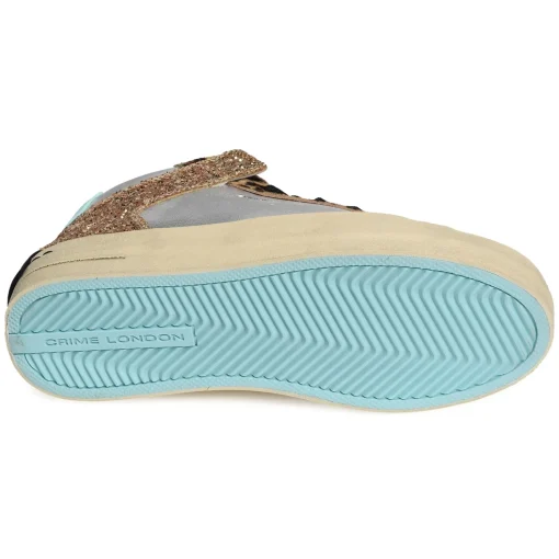 SK8 DELUXE MID Blanc Léopard