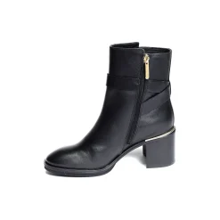 TH BELT HEELED BOOT 6766 Noir