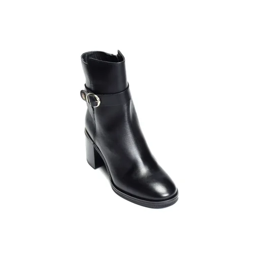TH BELT HEELED BOOT 6766 Noir