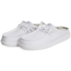 WALLY SLIP CANVAS Blanc