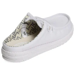 WALLY SLIP CANVAS Blanc