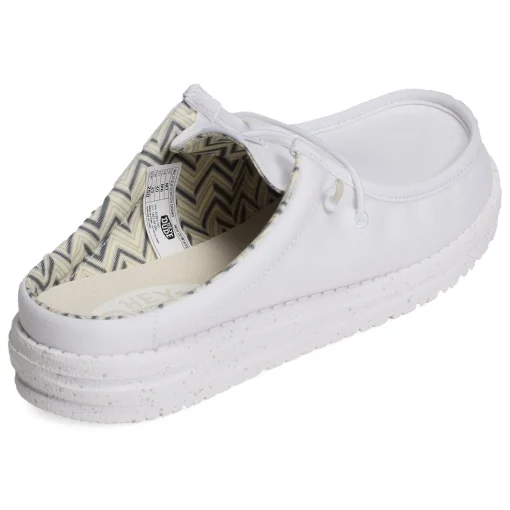 WALLY SLIP CANVAS Blanc
