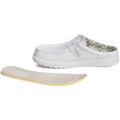 WALLY SLIP CANVAS Blanc