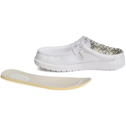 WALLY SLIP CANVAS Blanc