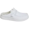 WALLY SLIP STRETCH SOX Blanc