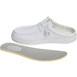 WALLY SLIP STRETCH SOX Blanc